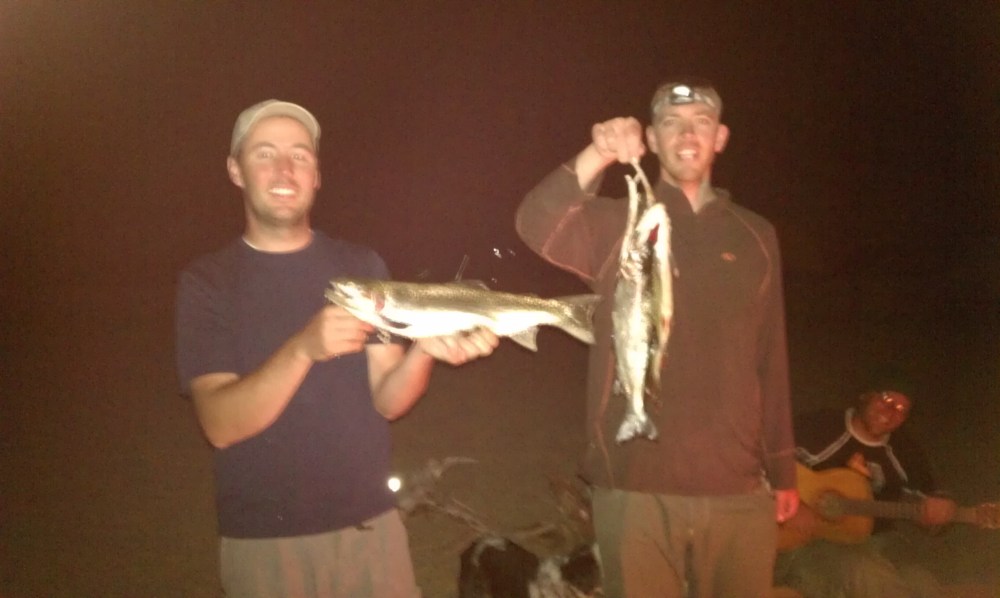 Fish of the Trip: Rainbow Trout circa 6 lbs. Caught on a fly rod and a hopper.