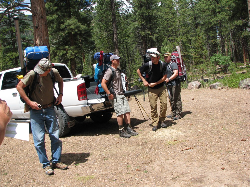Brothers Enroute ready for another 35 miles in the Uintas.
