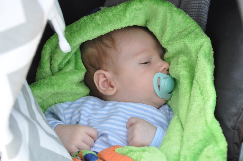 This little man's first Triathlon.  He was ambivalent.